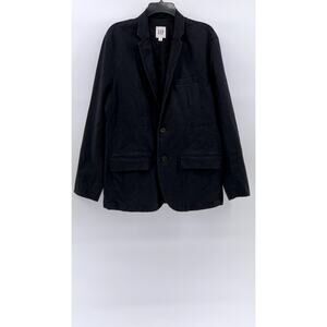 GAP Women's Black Core Two-Button Blazer SZ M